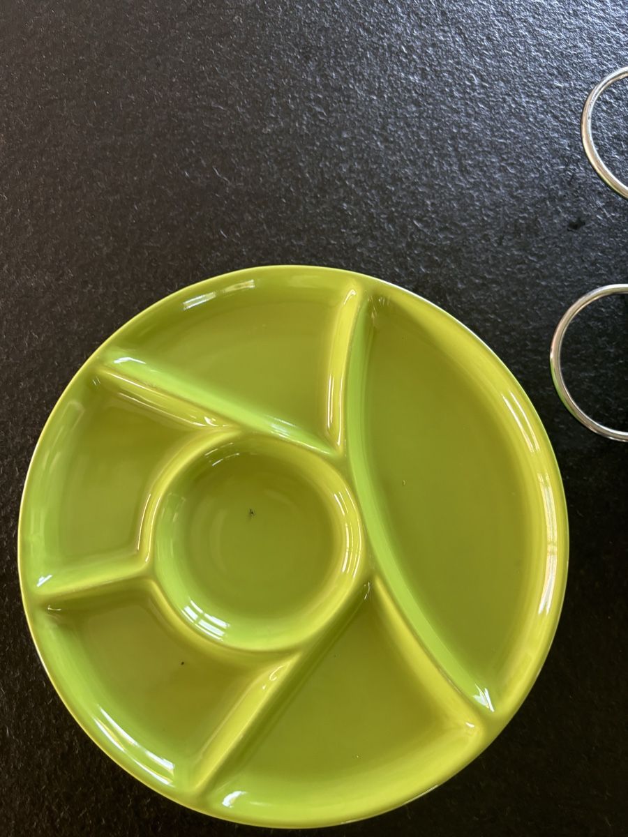 Ikea Set di piatti: Retro Green Fondue Set with Plates – Usato da Biel-Benken BL venduto da ste_86wx 2