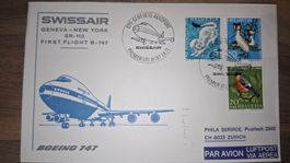 Swissair Geneva - New York 01.04.1971 