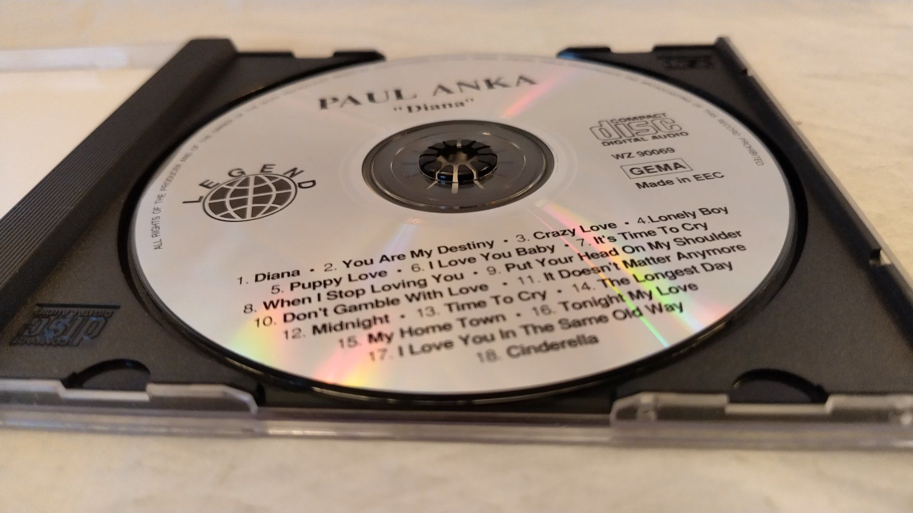 CD: Paul Anka - Diana / CD 1993 ab Fr. 4.- – Usato da Bellach venduto da JingleJerry 1