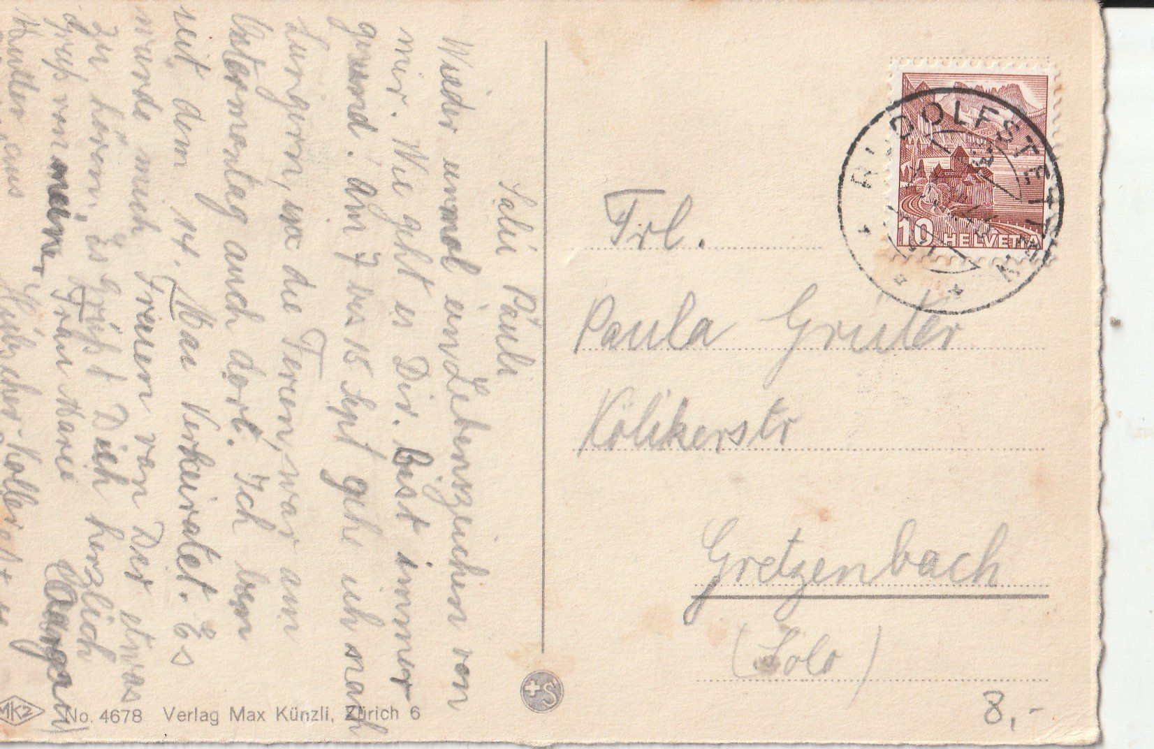 Cartoline postali: Katzenschreck - Mäusen – Usato da Lumbrein venduto da made02 1