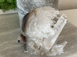 Eichhörnchen Statue Bergkristall Edelstein Ecureuil Cristal