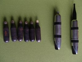2 Vintage SPARKLET Druck Zapfenzieher mit Patronen