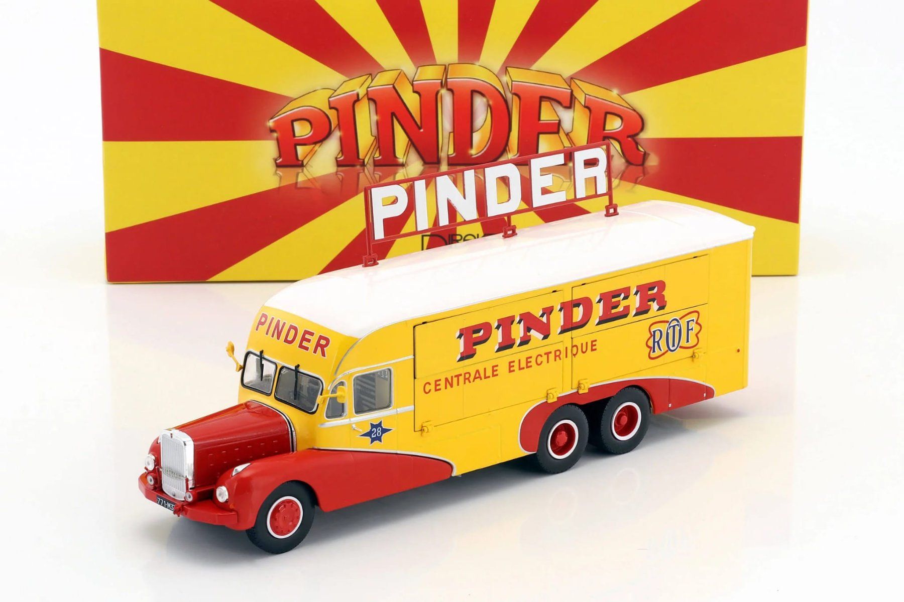 Voitures modèles: Bernard 28 Electrical Truck Pinder circus 1951 1:43 – Neuf avec emballage d'origine à Stäfa par wkmodells