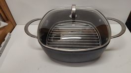 Gusseisen Bräter 24cm, top Zustand (L32)