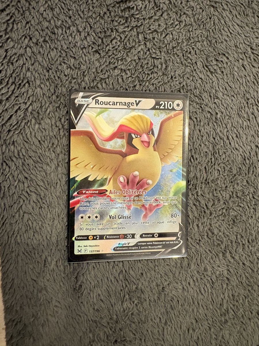 Pokémon Cartes à collectionner: Carte Pokémon Roucarnage V – Neuf (Voir description) à Cugy FR par K78