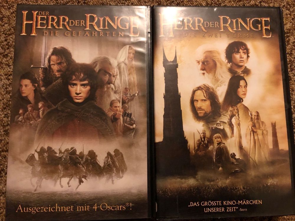 VHS HERR der RINGE 1und 2 Kaufen auf Ricardo