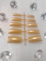 künstlich Nägel, gold   Farbe, glänzend,