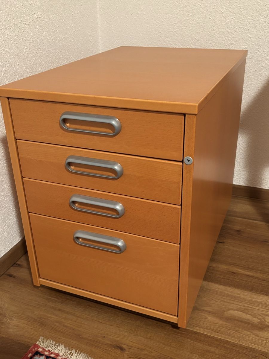 Ikea Eléments de bureau: Büro Schubladen Rollcontainer Ikea  – D'occasion à Goldach par Eme