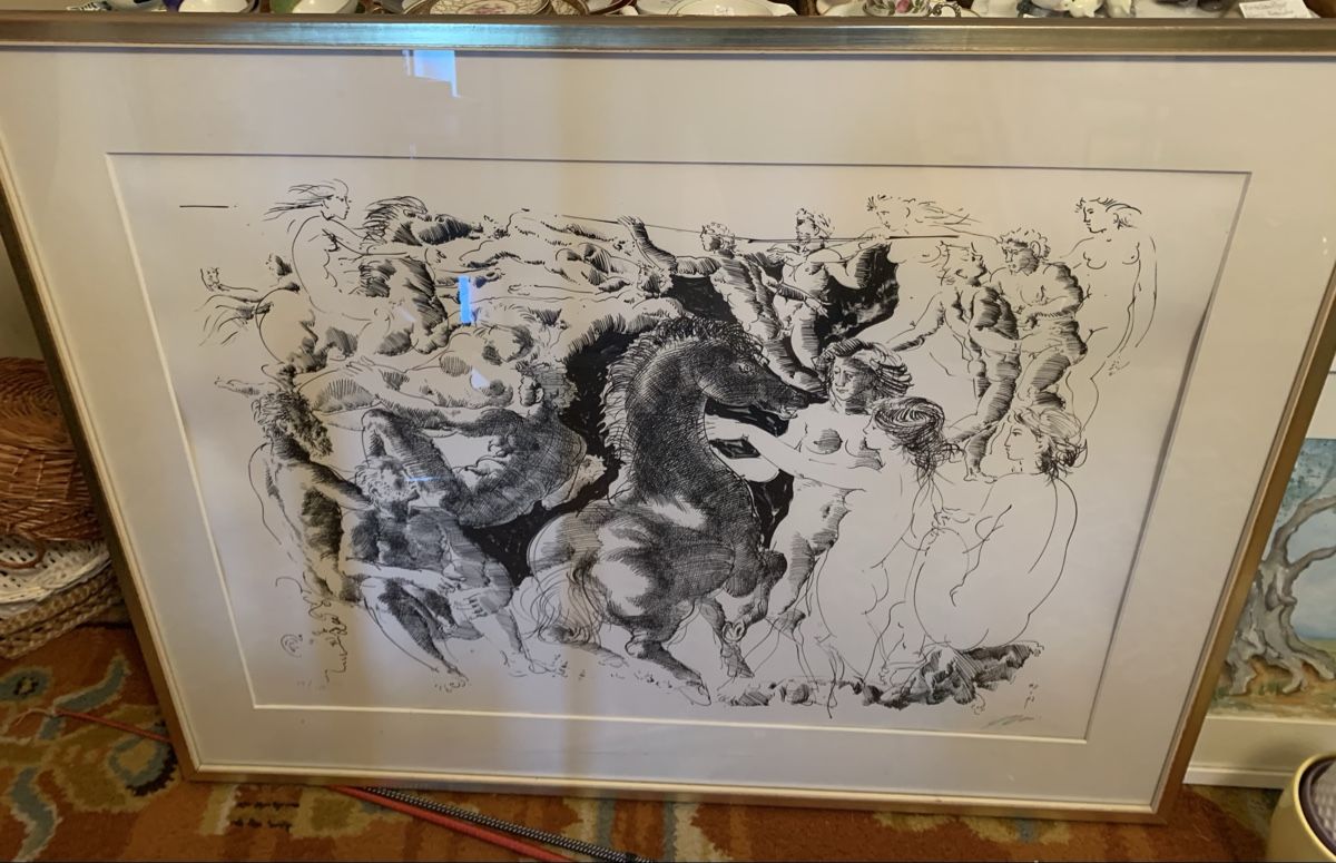 Grafica & Litografie: Hans Erni Lithographie – Usato da Wolfhalden venduto da SecondAntique