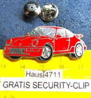 PORSCHE 911 TURBO ROT AUTO PIN ENAMEL GROSSS