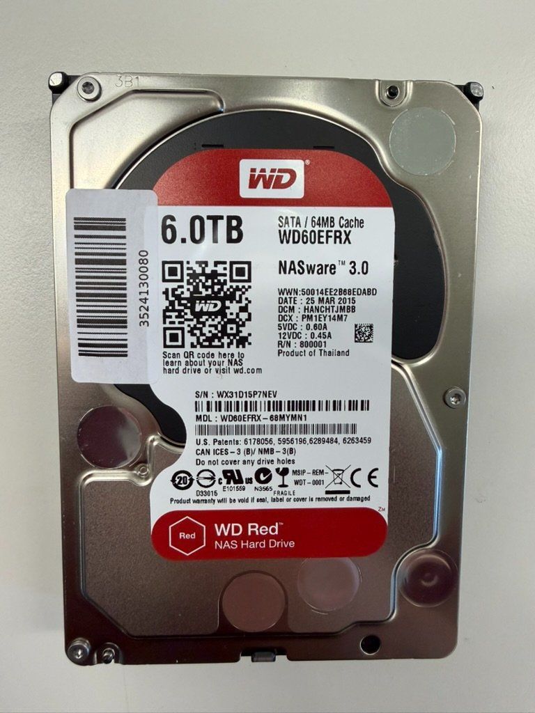 Western Digital Dischi rigidi: WD Red 6TB – Usato da Pratteln venduto da HMW-Solutions