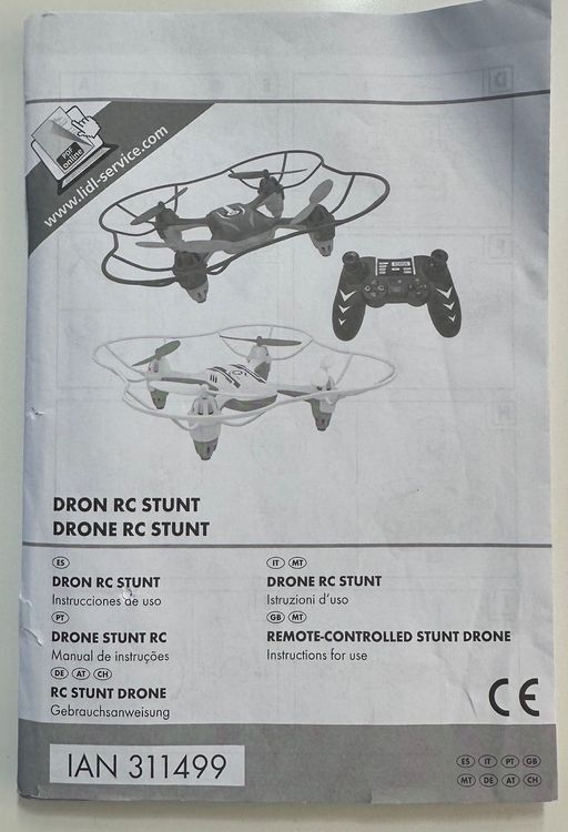 Remote controlled deals stunt drone lidl