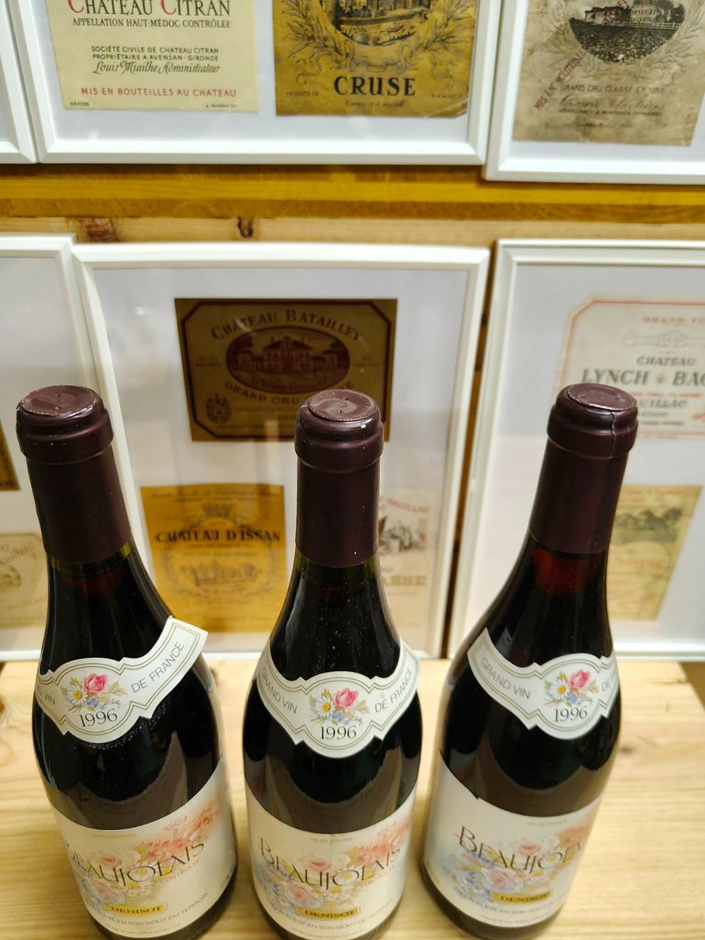 Vino: 3 X 1996 BEAUJOLAIS DENISOT – Nuovo e nell'imballaggio originale da Münchenstein venduto da weinundspirituosen 3
