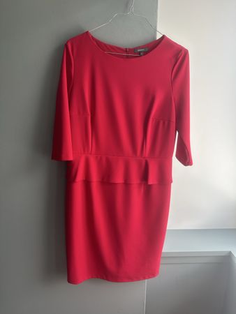 Red montego dress size 44