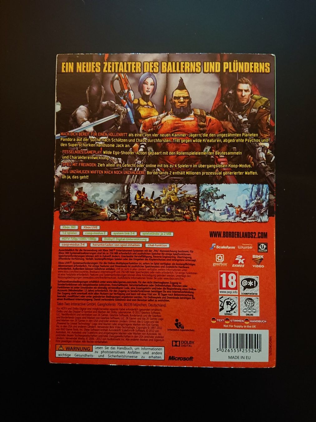 Giochi: Microsoft XBOX 360 - Borderlands 2 - Deutsch - komplett – Usato da Liestal venduto da LukiTrade 1