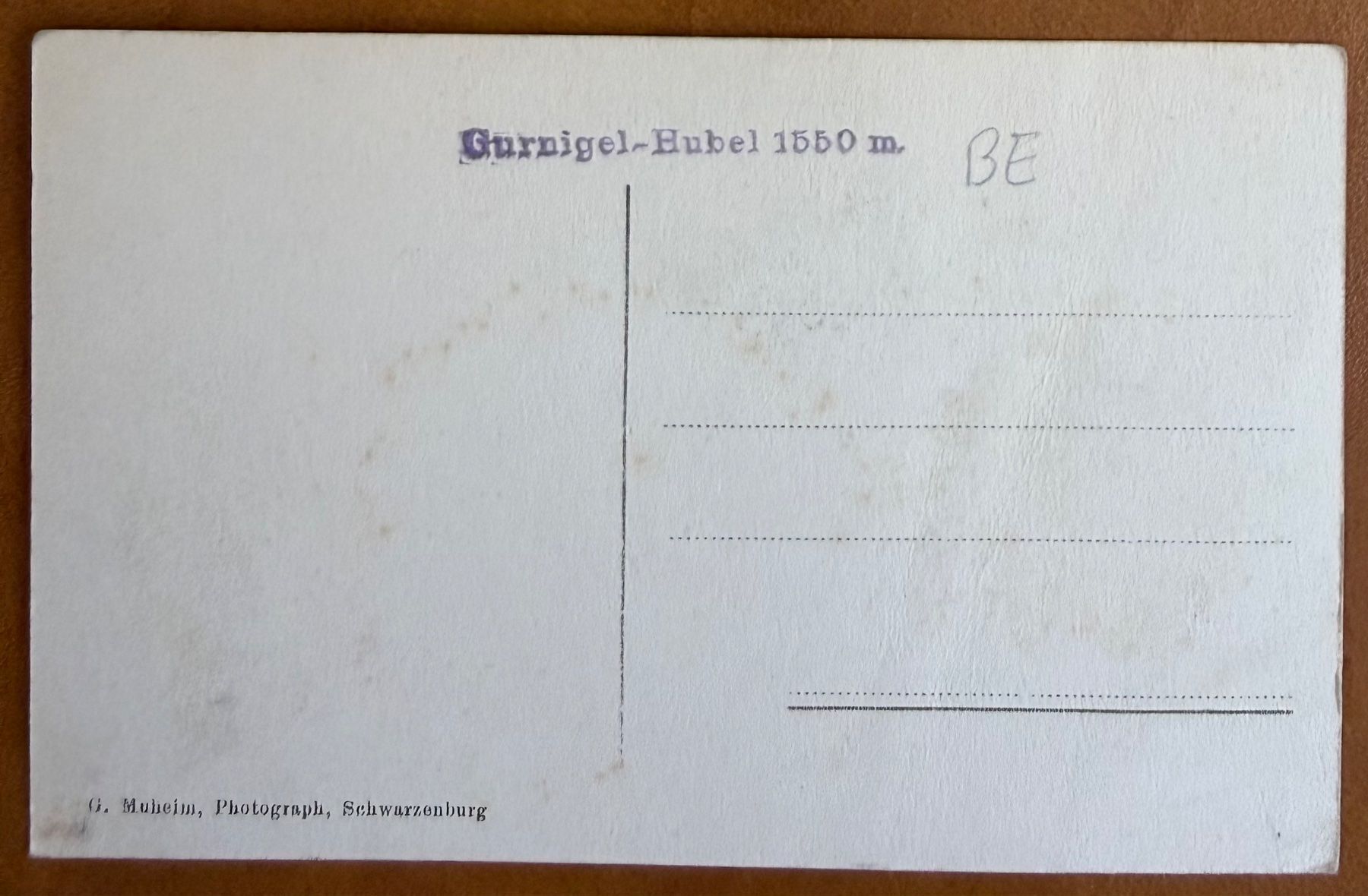 Cartoline postali: Gurnigel - Hubel - AK – Usato da Lutry venduto da Ediego 1