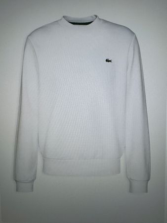 Lacoste Pullover weiss Gr XS