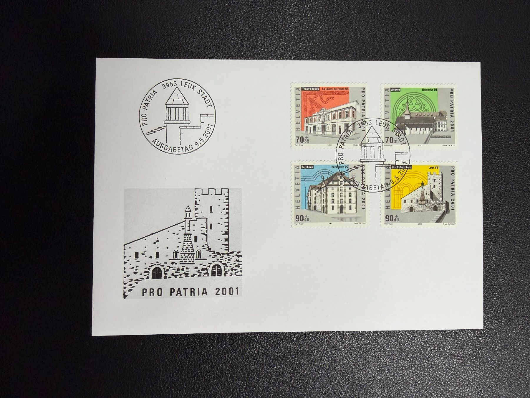 Tutti i francobolli: Pro Patria 2001 FDC – Usato da oberrüti venduto da jeanmei