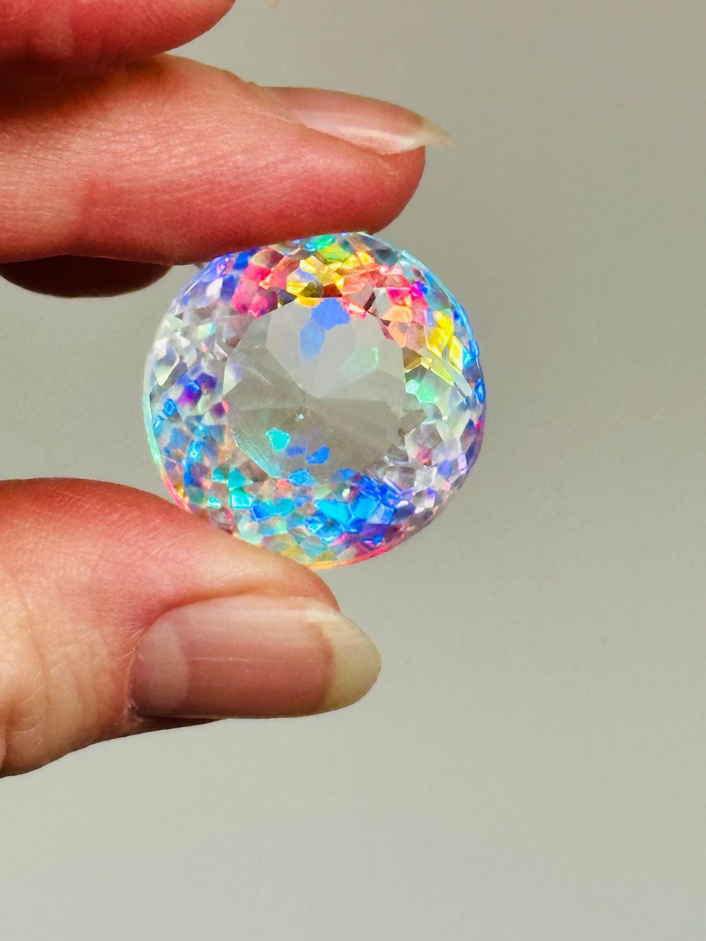Pietre preziose: 64.80 Ct. Certified Round Cut Mystic – Nuovo e nell'imballaggio originale da Genève venduto da AWWA 4