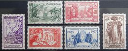 Kamerun Franz. Kolonie Kat. 116-121 * 1937