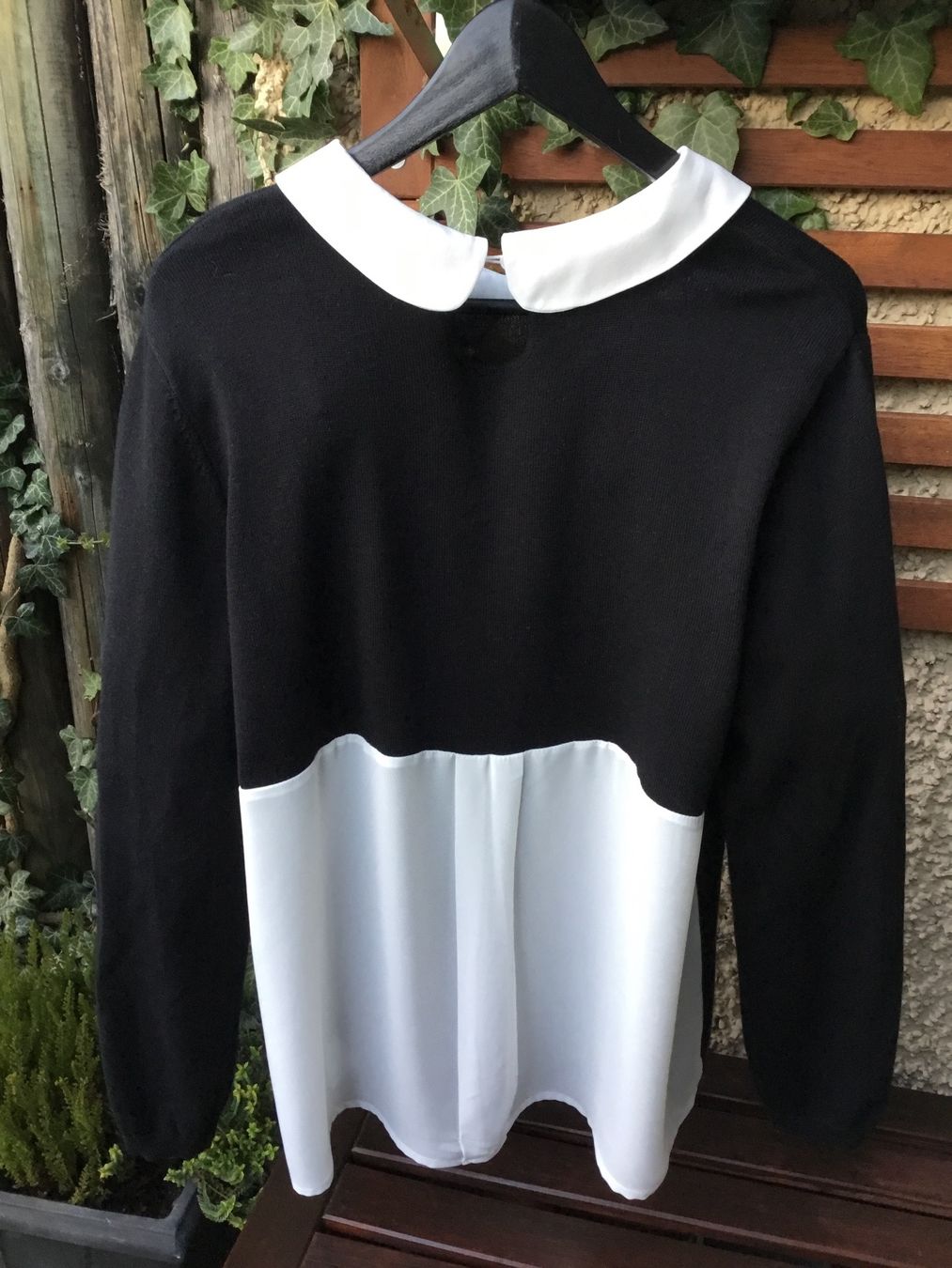 Maglioni & Felpe: *NEU* - eleganter Feinstrickpullover mit Blusenkragen, 44/46 – Nuovo (secondo la descrizione) da Regensdorf venduto da lotti8105 2