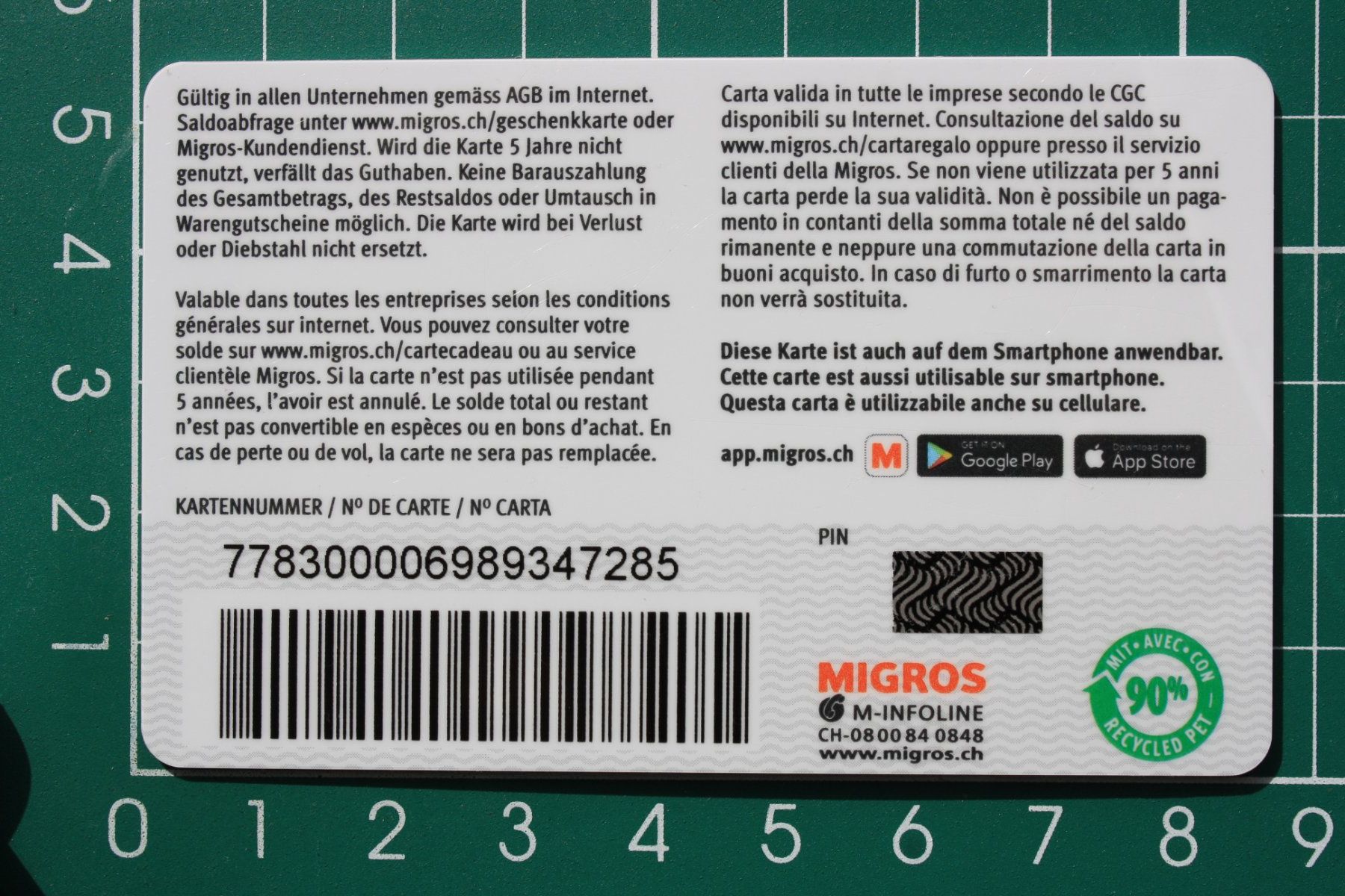 Karten: geschenkkarte – Gebraucht aus Laupen BE von Gufi57 1