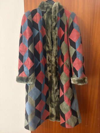 Christian Dior Boutique Fourrure 70s Vintage Shearling Mante