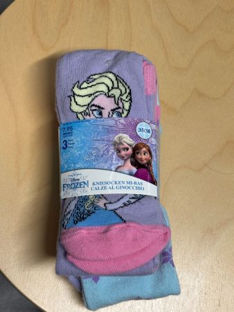 Lot de 3 mi-bas 35 -38 neuf frozen