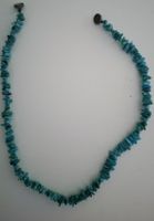 Real Turquoise Necklace, 42 cm - stone shop design