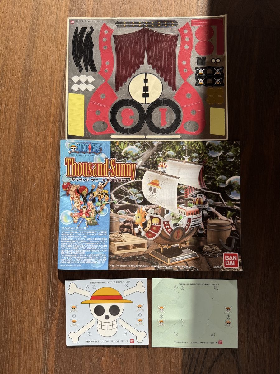 Bandai Kit di modellismo & Modellini statici: One Piece Thousand Sunny - Schiffsmodell Bausatz – Usato da Walkringen venduto da Simoonx1999 2
