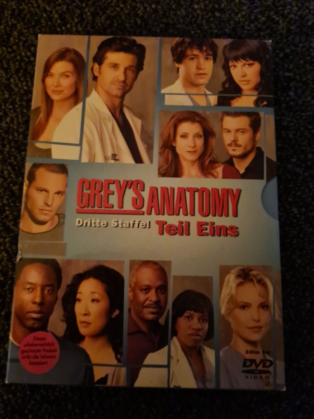 Tutti i DVDs: GREYS ANATOMY STAFFEL 3.1 – Usato da Ruswil venduto da jan_bxl5