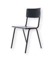 4Stk. neue Stabelstühle, B38x T38x H46cm, schwarz