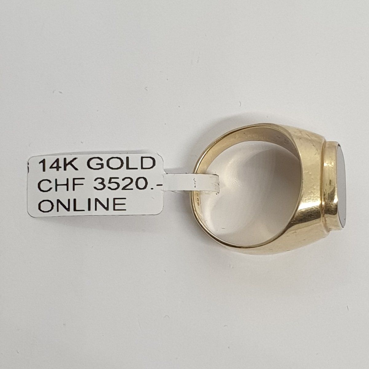Anelli: Echt 14K Gold Siegelring – Usato da Luzern venduto da Goldhaus-Luzern 2