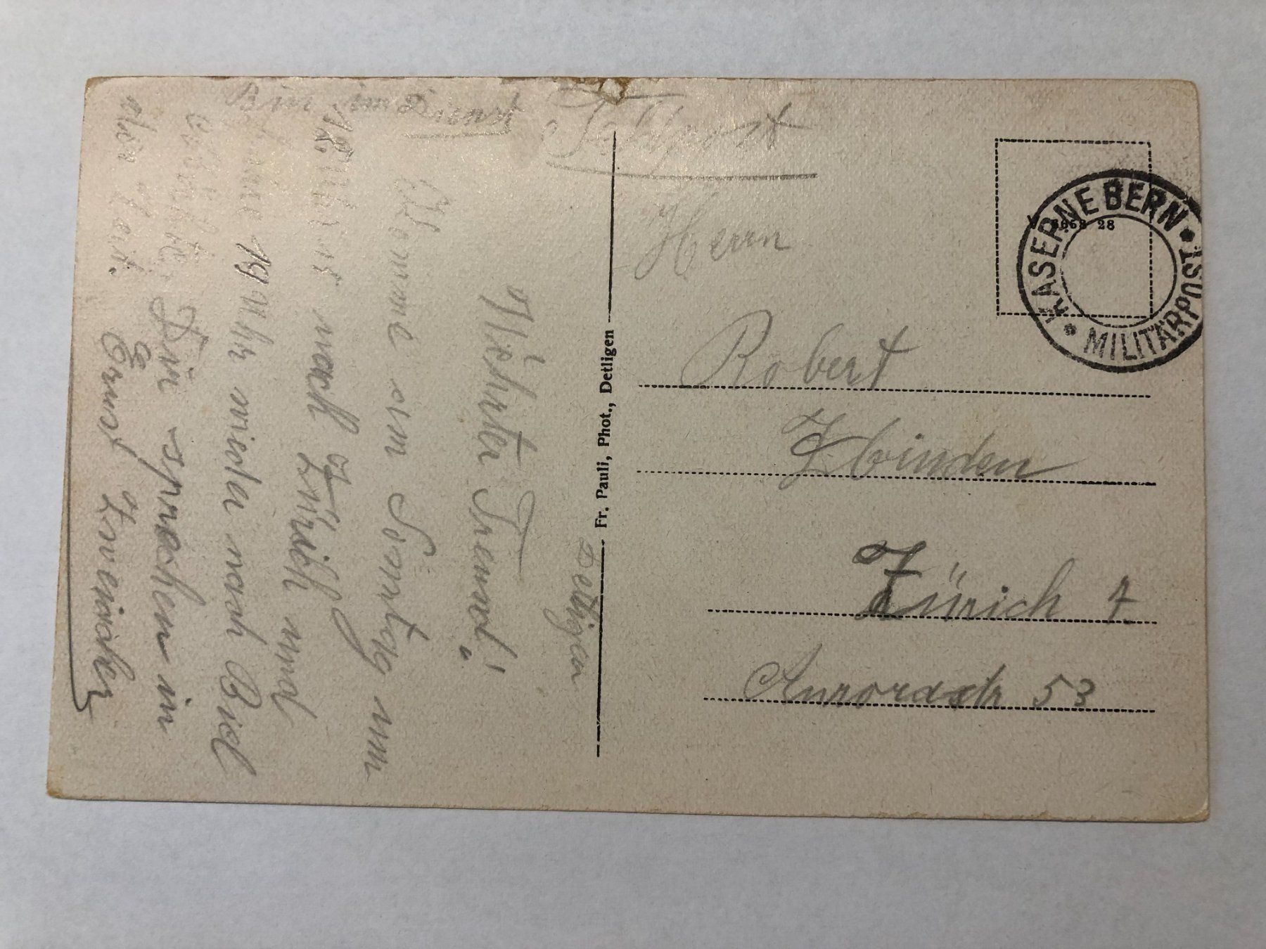 Cartoline postali: Detligen (Gesamtansicht) – Usato da Pfäffikon ZH venduto da Waltoversand 1