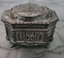 Antike Schmuckdose ~1900, Koblenz, evt. Zinn?