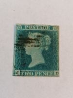 Two pence blue 1841, Platte 3 