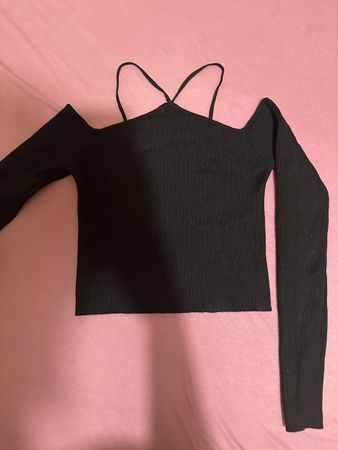 Schwarzes Zara Top, Gr. S