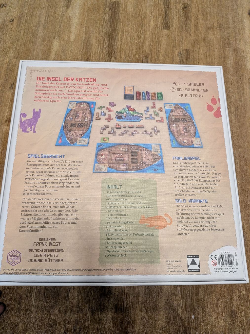 Spiele: Brettspiel Insel der Katzen – Gebraucht aus Luzern von Kinats 1