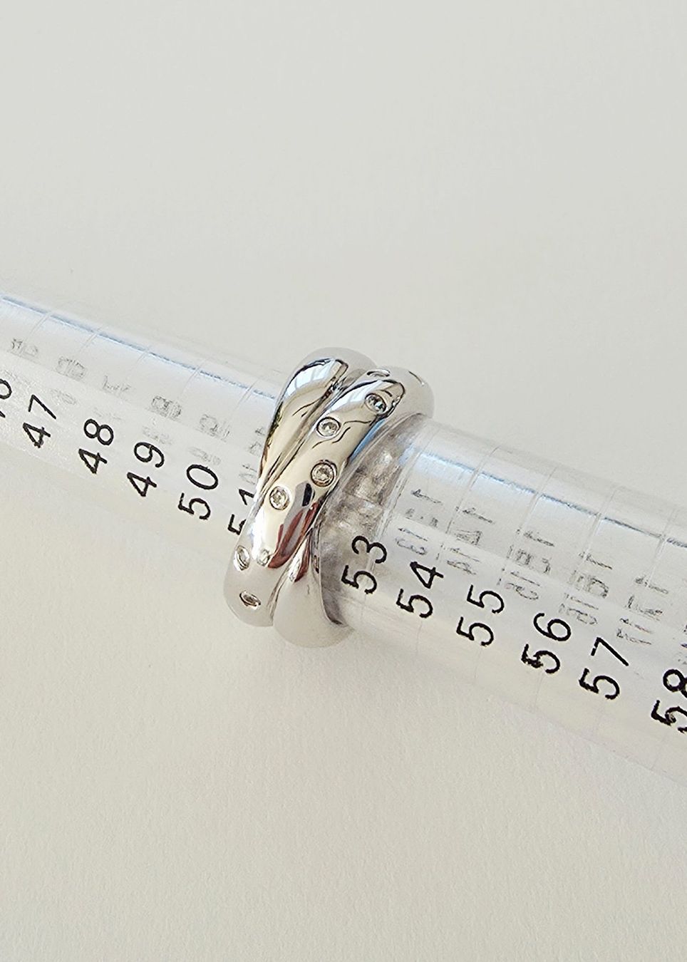 Anelli: Trinity Silberring (925) mit Zirkonia - NEU – Nuovo e nell'imballaggio originale da Uetikon am See venduto da Coralreef 5