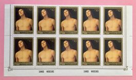 Briefmarken aus Sowjetunion Bogen Ungestempelt 