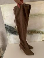 Overknees wildlederoptik, 38