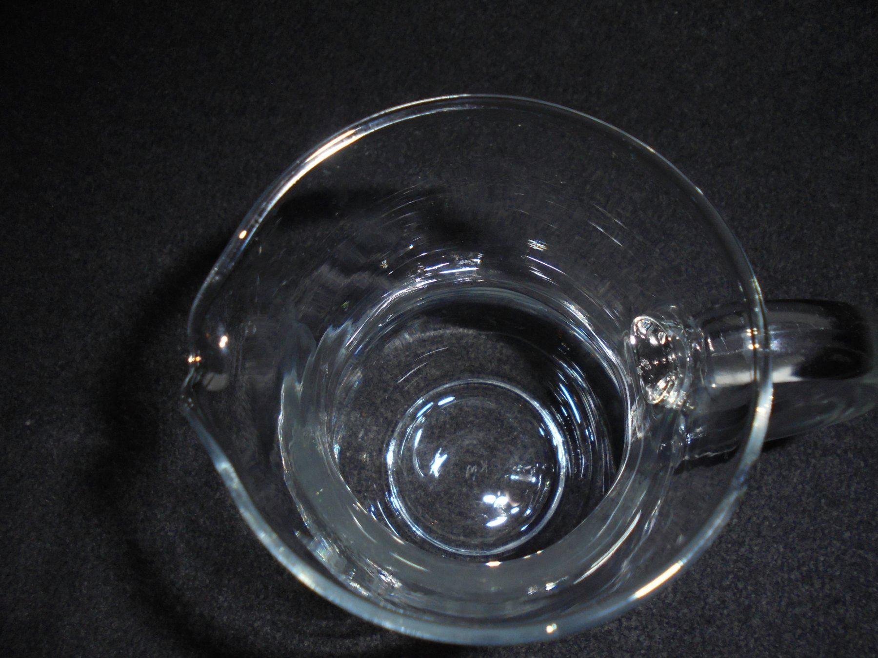 Karaffen: Glaskaraffe mit Deckel, graviert, Inhalt 1/2 Liter – Gebraucht aus Rüschegg-Heubach von Ofen111 5