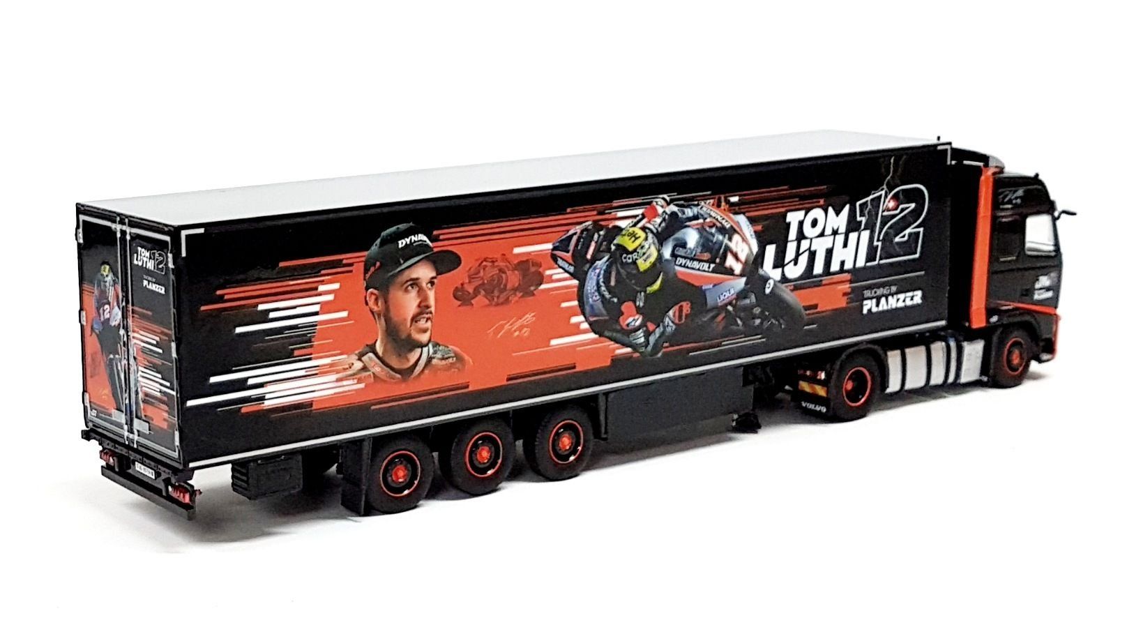 Tekno Kit di modellismo & Modellini statici: 1:50 Tekno Volvo FH3 Planzer "Tom Lüthi" – Nuovo e nell'imballaggio originale da Affoltern am Albis venduto da Modellshop-8910 1
