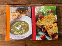 2 livres de cuisine: Soupes & Cakes de Sophie