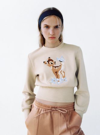 Zara Disney Bambi Pullover neuwertig!