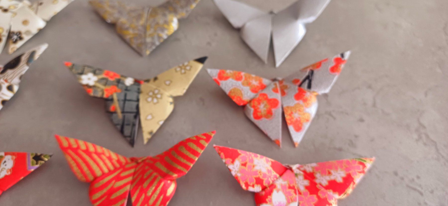 Tutte le decorazioni: 20 Origami Schmetterlinge - rot gold silber – Nuovo e nell'imballaggio originale da Zürich venduto da brifo64 4