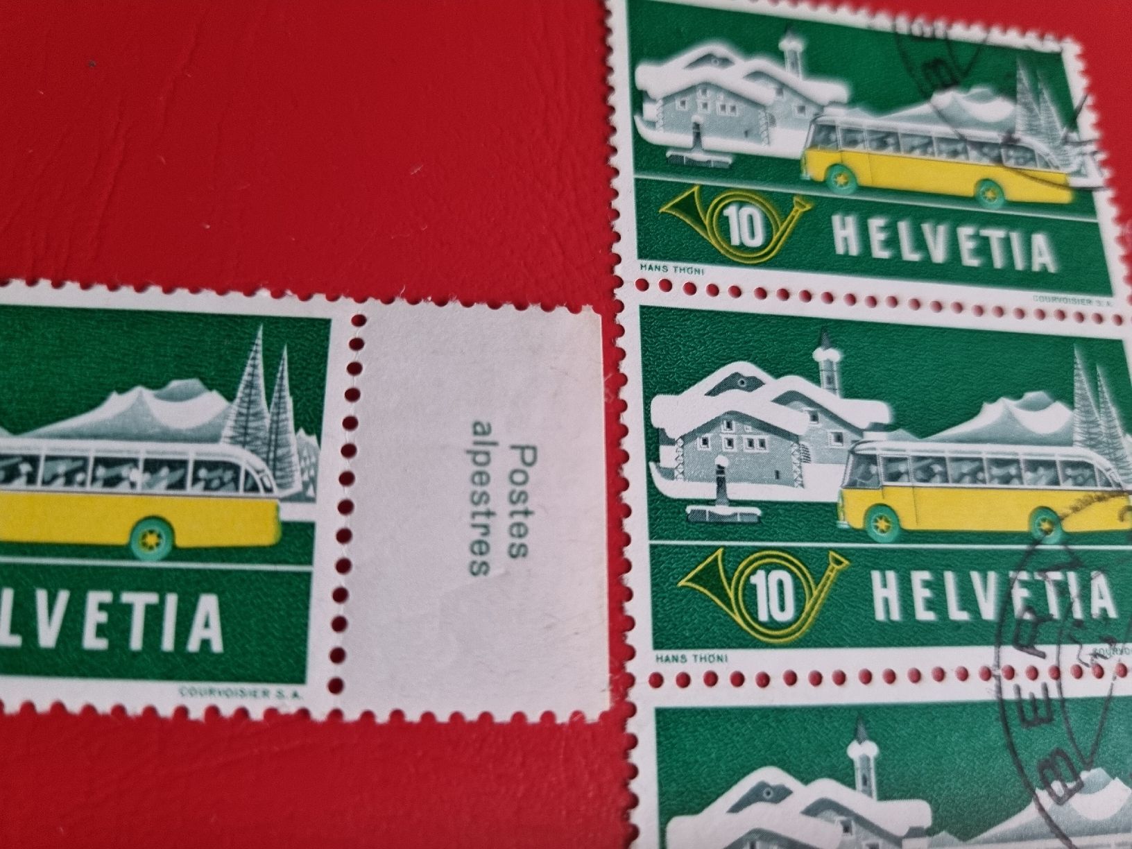 Tutti i francobolli: ABART "BLINDER PASSAGIER" MIT VERGLEICHSMARKEN. TOP  – Usato da Heimenschwand venduto da rog_p7h9 2