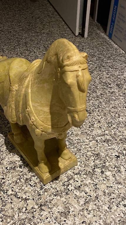 Sculture & Statue: Pferdskulptur aus Speckstein – Usato da Basel venduto da AS_4050 2