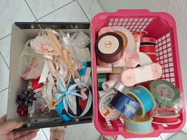 Band und Deko Material Konvolut 