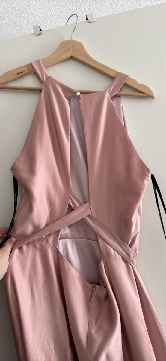 Kleider: Robe de soirée rose poudré élégante et chic – Neu (gemäss Beschreibung) aus Vouvry von Laurie1896 4